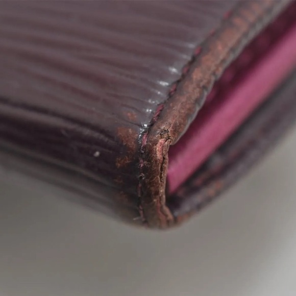 💜Louis Vuitton Purple Epi Portefeuille Sarah Long Wallet RARE!!!💜 - Picture 5 of 16